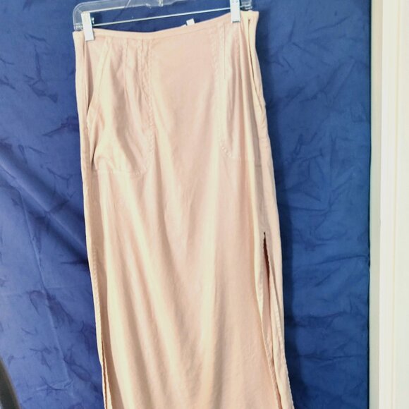 Anthropologie Women’s Baby Pink Long Skirt CLEARENCE - Picture 1 of 3